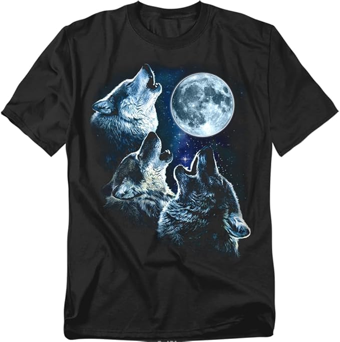 Three Wolves Moon T-Shirt - Image 1