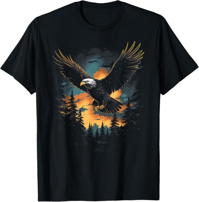 Soaring Eagle Forest T-Shirt - Image 1